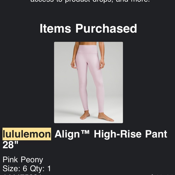 Lululemon Align High-rise Leggings 28” - Picture 5 of 6